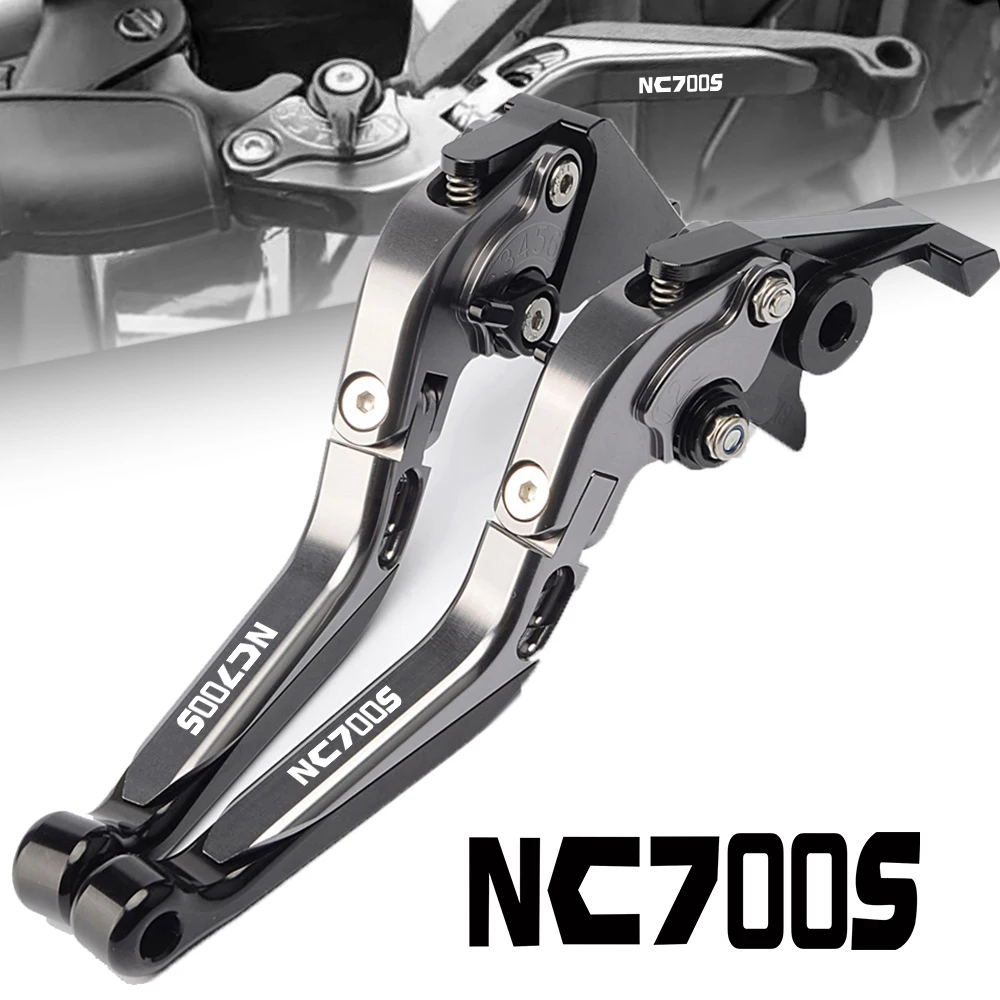 

Motorcycle CNC Adjustable Folding Brake Clutch Levers Handle Grip For HONDA NC700S 2012-2013 Enlarge Extendable brake handle