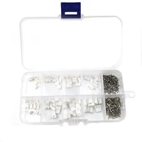 40setsbox jst 1 25 male female connector aerial docking 2345pin plug with terminal wire connectors kit