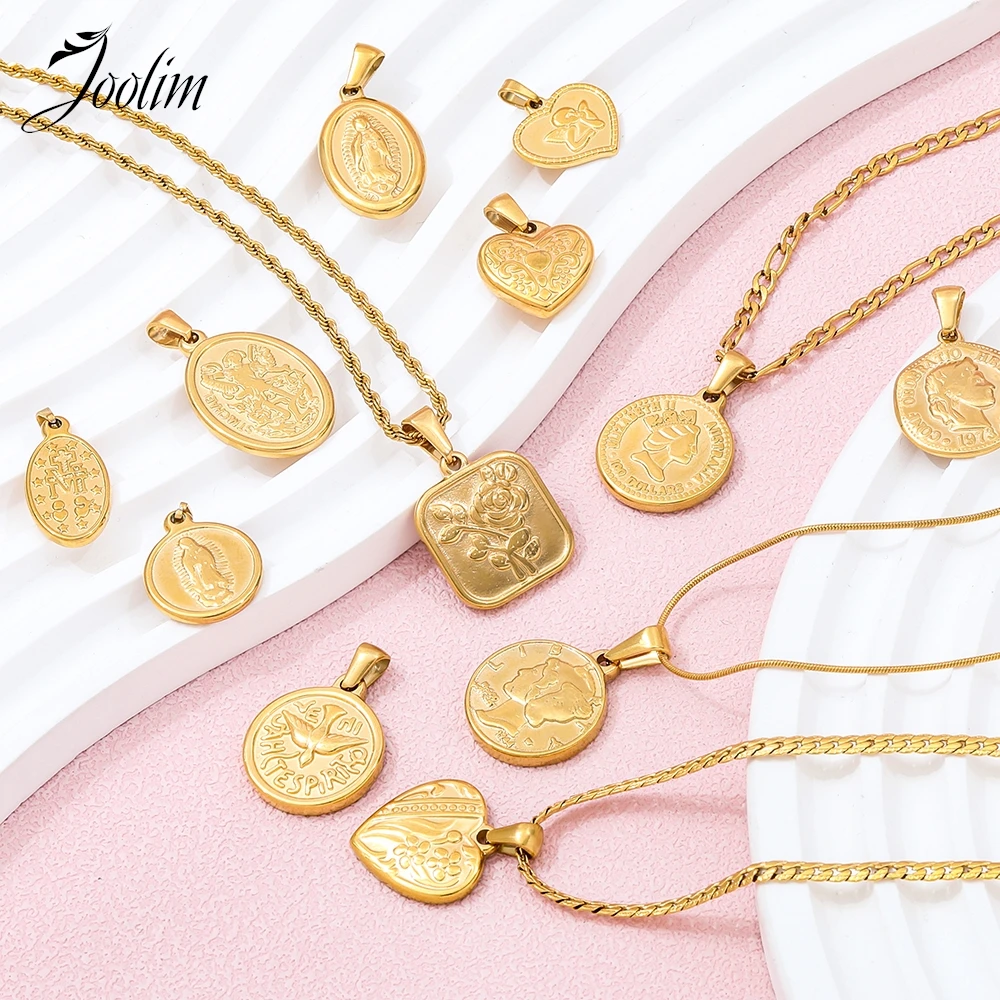 Ювелирные изделия Joolim оптовая продажа не выцветает модная винтажная Подвеска из