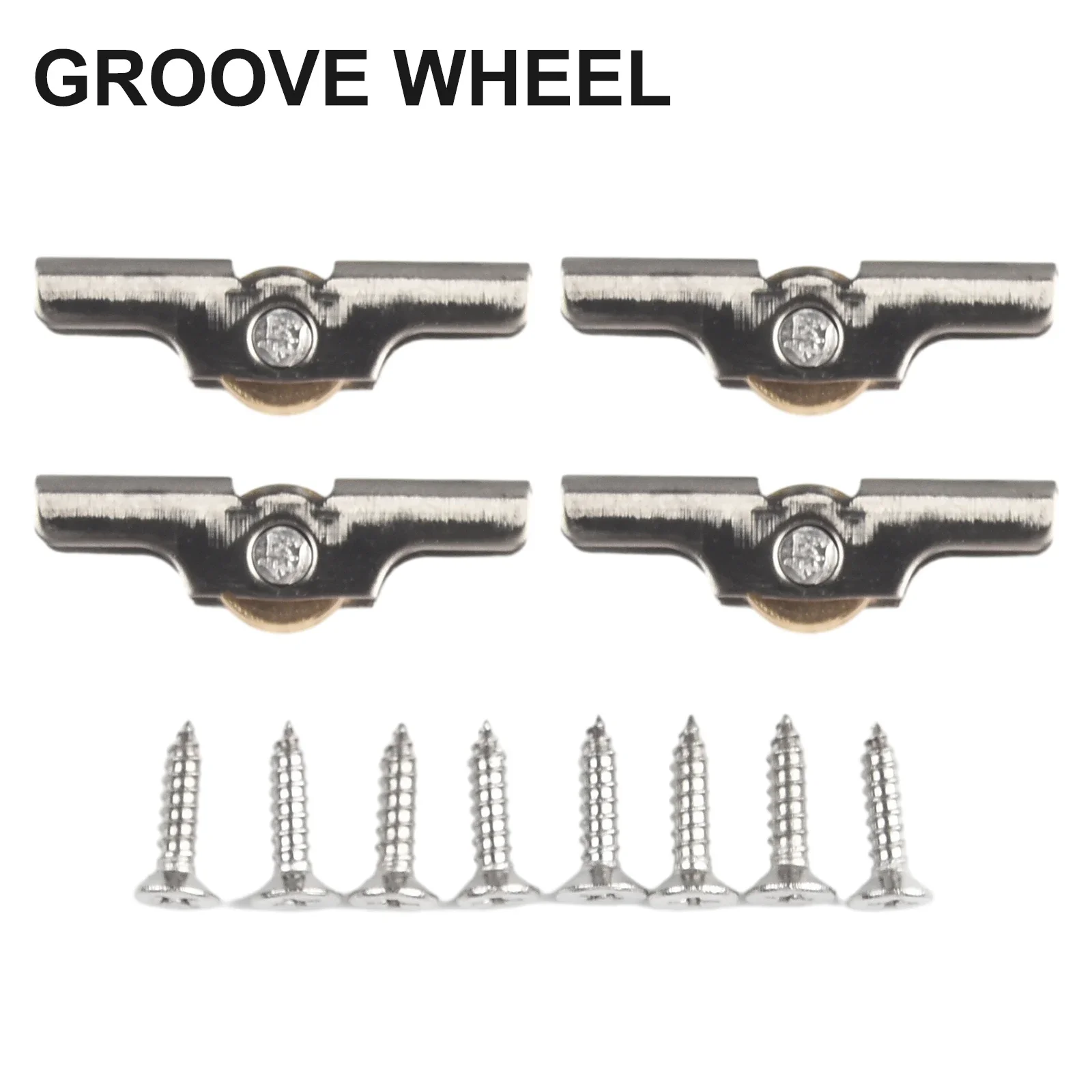 4 шт. шкив для раздвижных дверей из нержавеющей стали