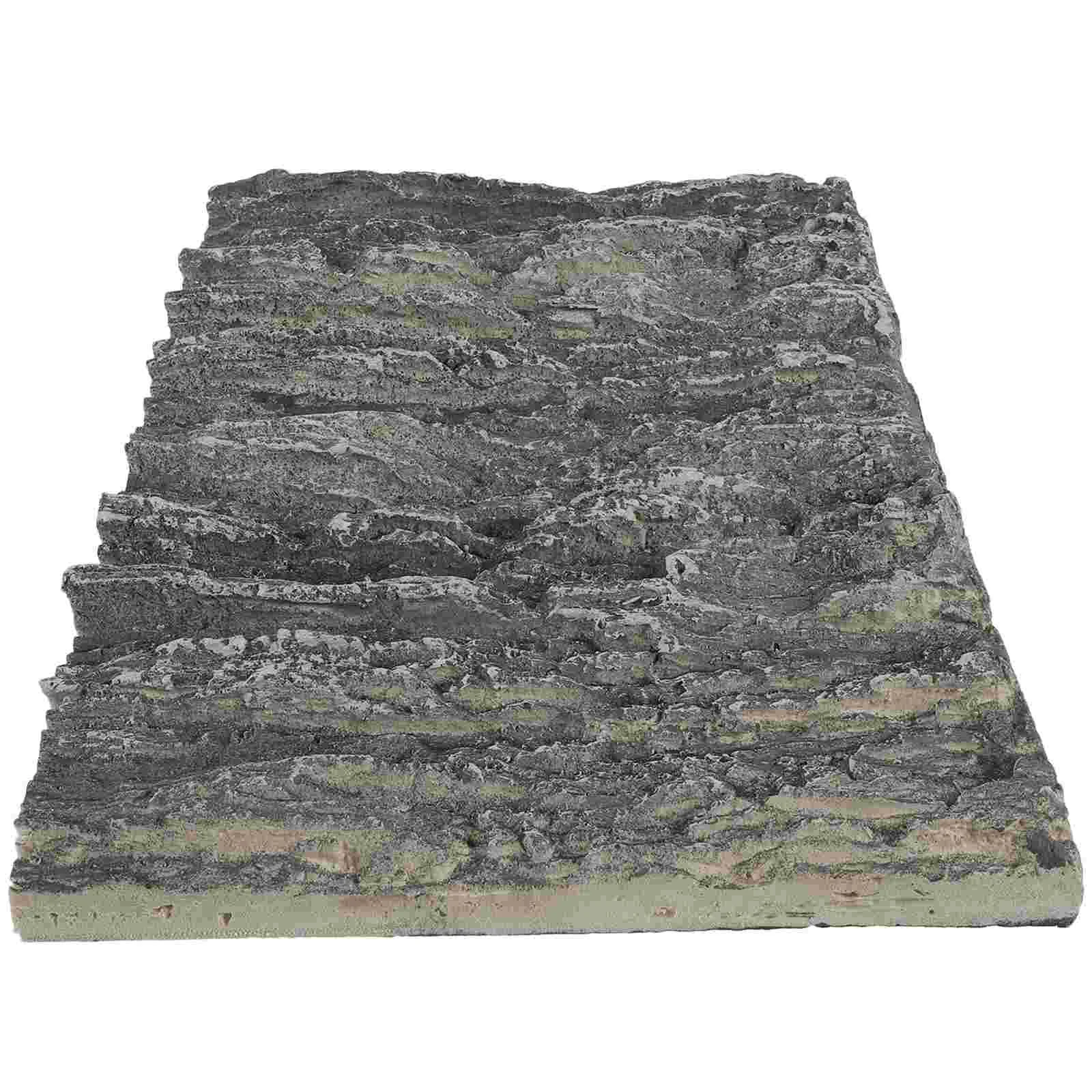 

Background Rock Slab 3d Terrarium Snake Habitat Glass Containersation Fish Tank Landscape Board