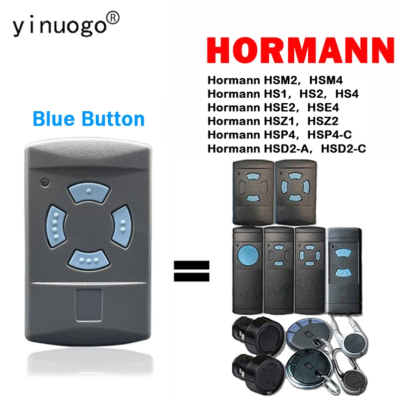 

HORMANN HSM4 HSM2 HSE2 HSE4 HS1 HS2 HS4 HSZ1 HSZ2 HSP4 HSP4-C HSD2-A HSD2-C Garage Door Remote Control Duplicator Opener 868MHz