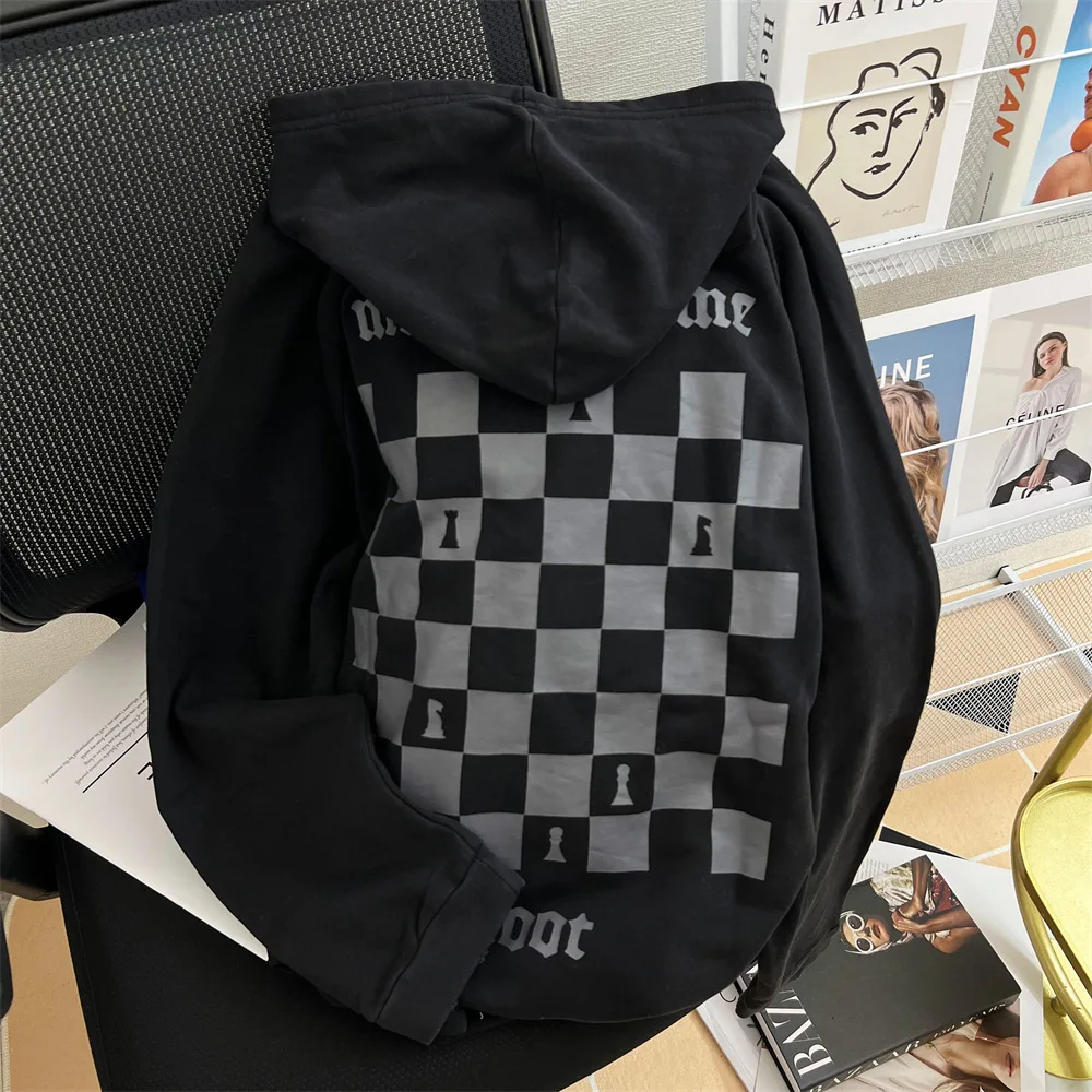 

Женские спортивные костюмы с хлопковой подкладкой, повседневные свободные однотонные теплые спортивные брюки, осенне-зимний пуловер, свит...