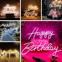 better together usb neon lights wall decoration oh baby neon sign room d%c3%a9cor birthday led lamp wall lamps transparent acrylic