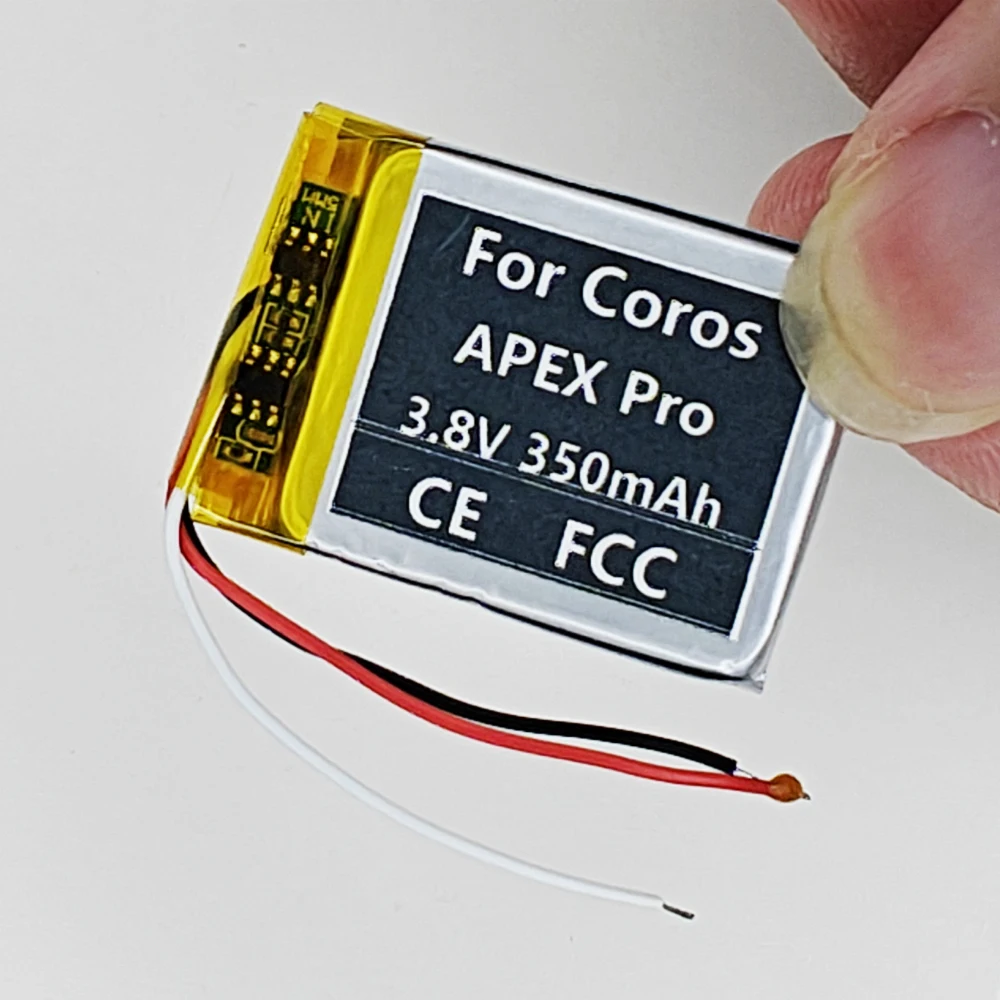 Фото Оригинальная батарея на 350 мАч 3,8 В для умных часов Coros APEX Pro №4