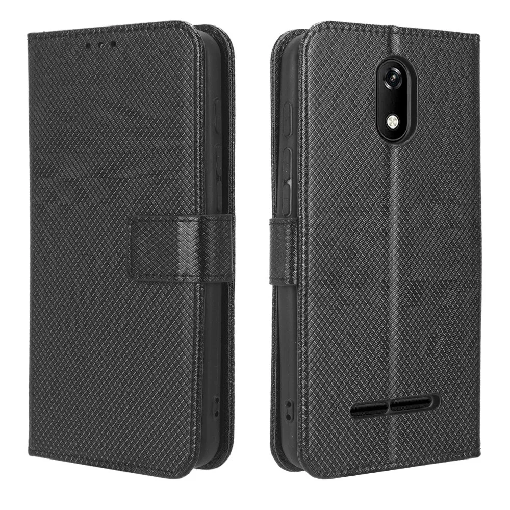 Роскошный флип-чехол-кошелек из искусственной кожи с ромбовидным узором для Unimax