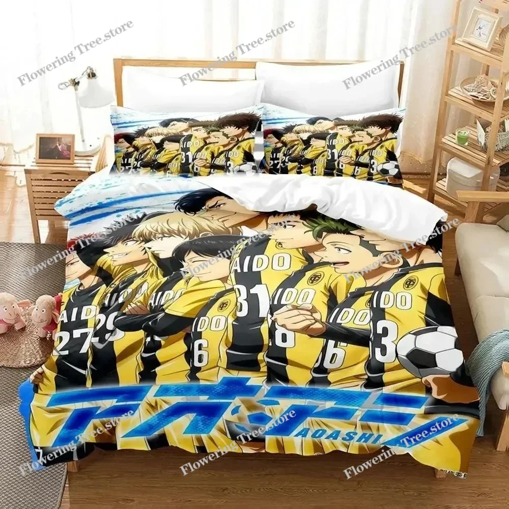Аниме Ashito Aoi Ao Ashi AOASHI Комплект постельного белья Пододеяльник Постельный