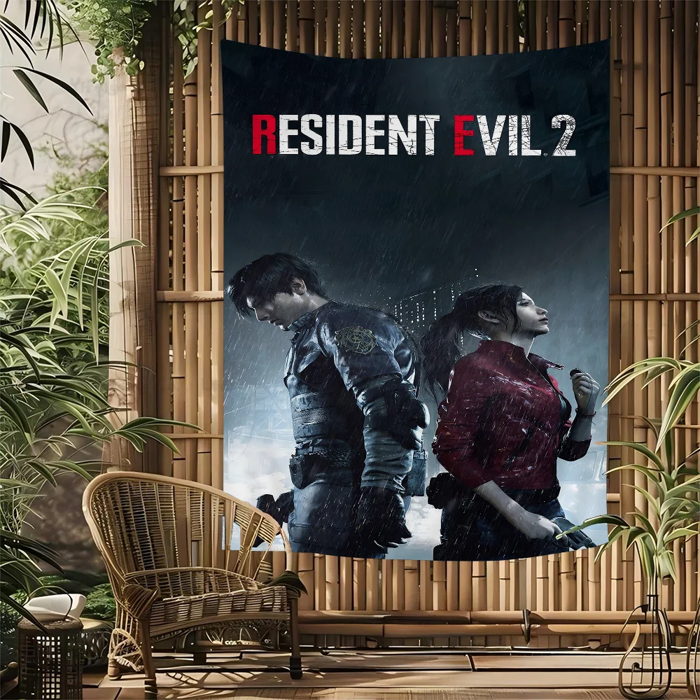 Большой настенный гобелен с принтом R-Resident-E-Evil подвесной Таро хиппи настенные