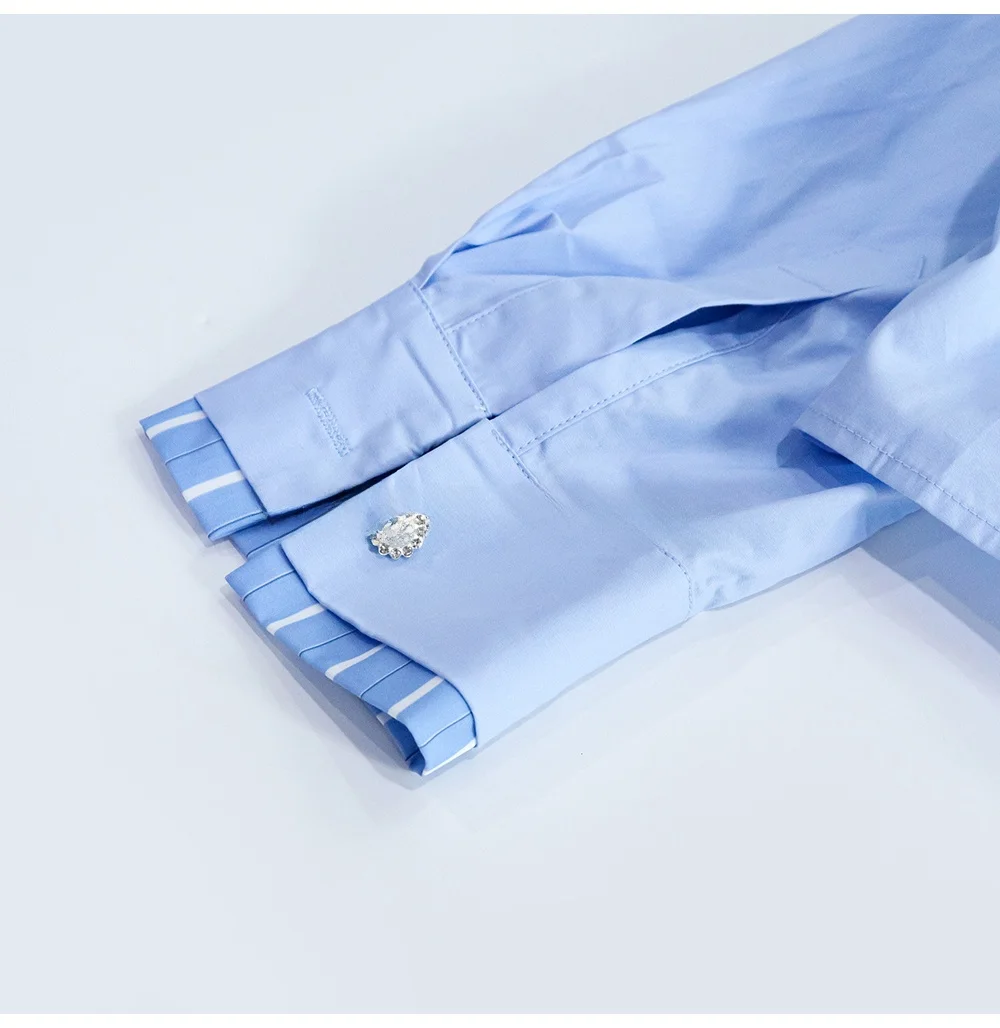 Heidd Legal Order M Home * 24 ранняя осень синие рубашки с завязками на плечах топ []]