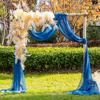 70600cm wedding arch drape chiffon drape curtain photography background decoration wedding party table runner hanging curtain