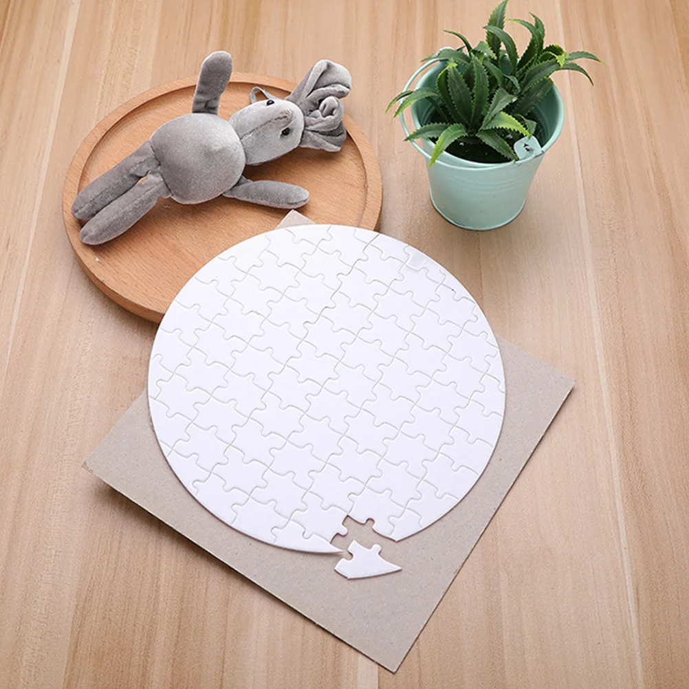 Печать головоломки термальная передача царапин и ножниц DIY пустые белые