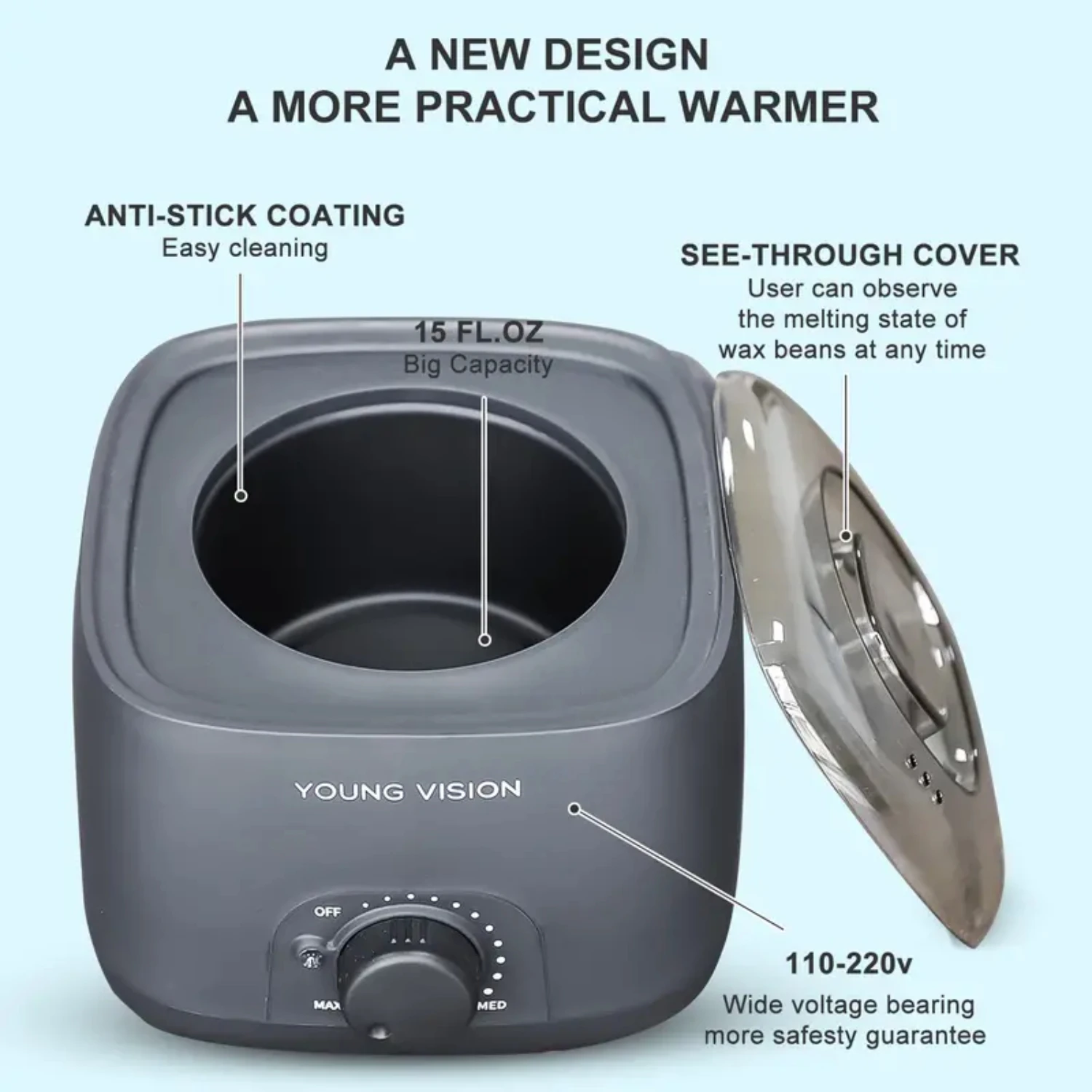 Набор для подогрева воска восковые бусины удаления волос объемные домашней