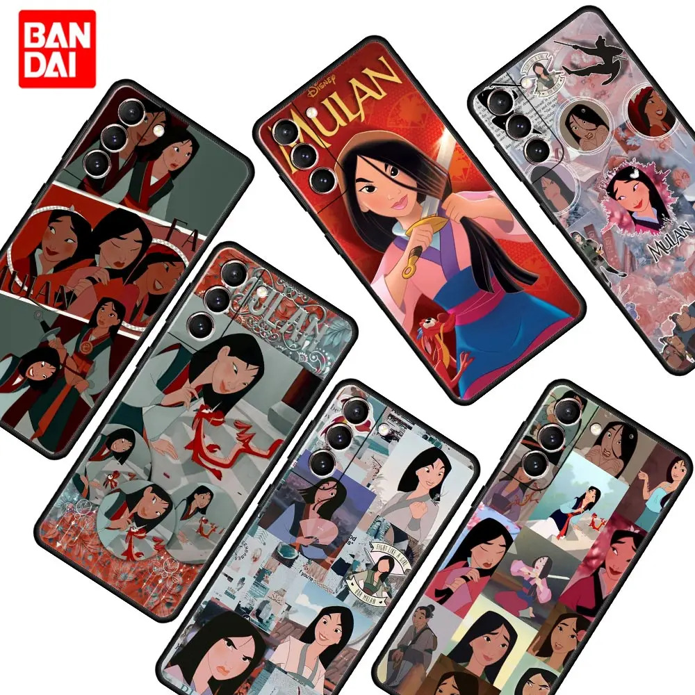 

Shell Case for Samsung Galaxy S22 S21 S20 S10 Plus Ultra FE 4G 5G S22Plus S20Plus S21Plus Funda Cartoon Disney Mulan Princess