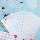 2022 12 месяцев 365 дней, наклейка с датой, круглые наклейки, s DIY украшения, скрапбукинг, журнал, планировщик, этикетка, наклейка, Канцтовары