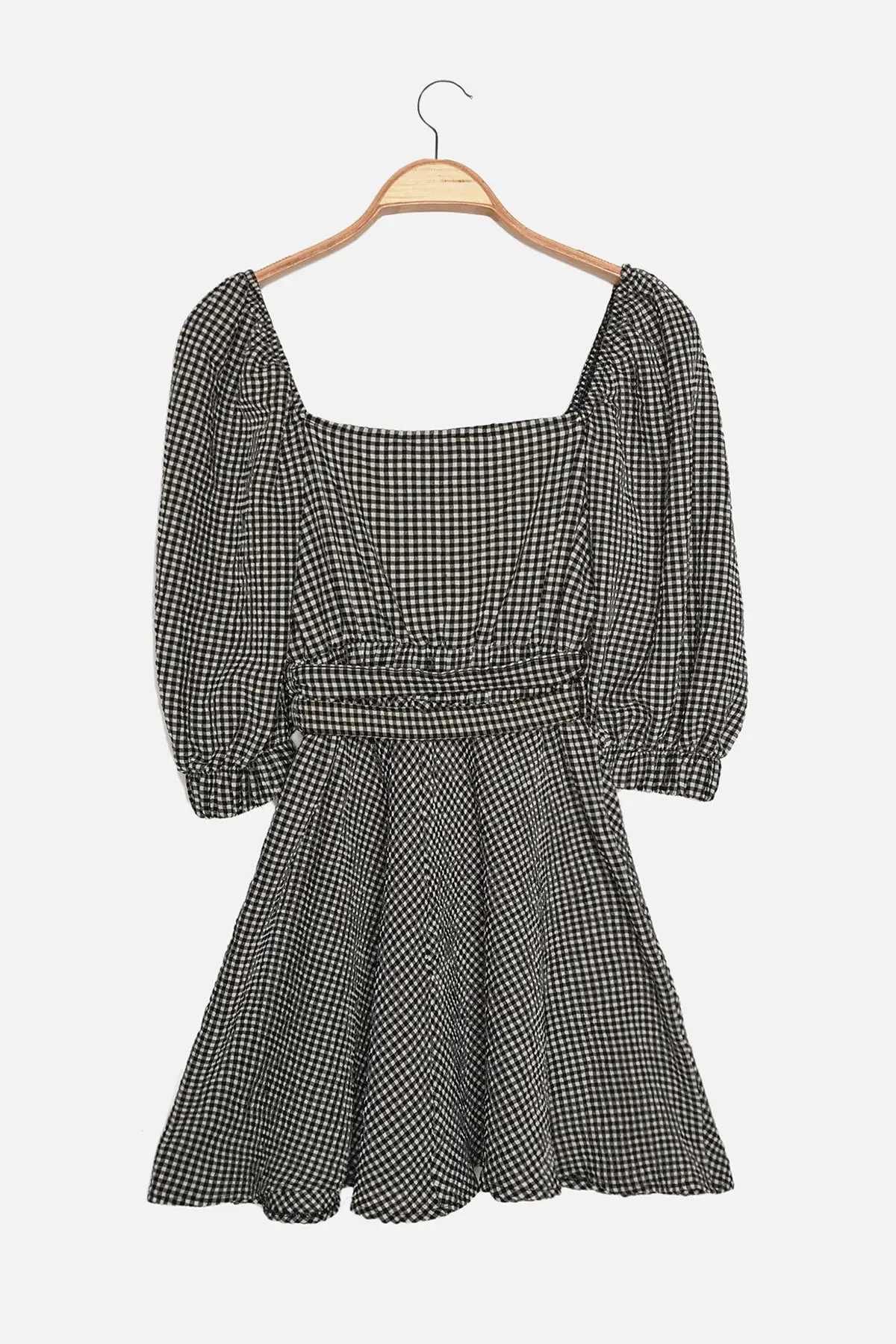 

Trendyol Belted Plaids Dress TWOAW22EL0051