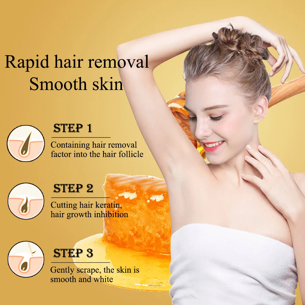 

Disaar Fast Hair Removal Creams Painless Permanent Removes Hairs Underarm Private Leg Beard Depilatory Milk Honey No Skin Damage