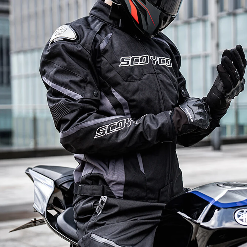 Новая куртка SCOYCO мотоциклетная водонепроницаемая для мотокросса мужская Chaqueta Moto