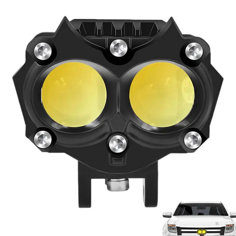 

Motorcycle Headlight 35W Car Spot Light Owl Headlights Driving Lights Waterproof Car Front Light High And Low Beam Integrated