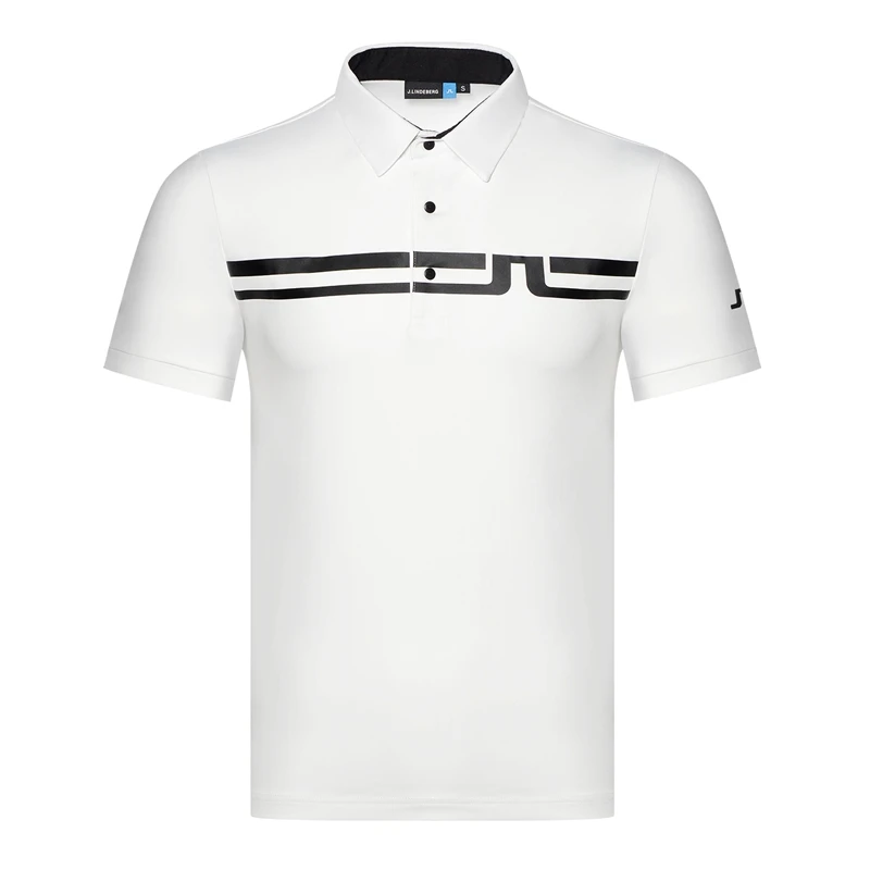 New Summer Golf Men's T-Shirt Breathable Quick-Drying Sports High-Quality Loose Elastic POLO Shirt Moisture-Wicking Short-Sleeve