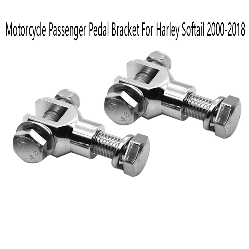 

Motorcycle Passenger Foot Peg Pedal Bracket For Softail 2000-2018