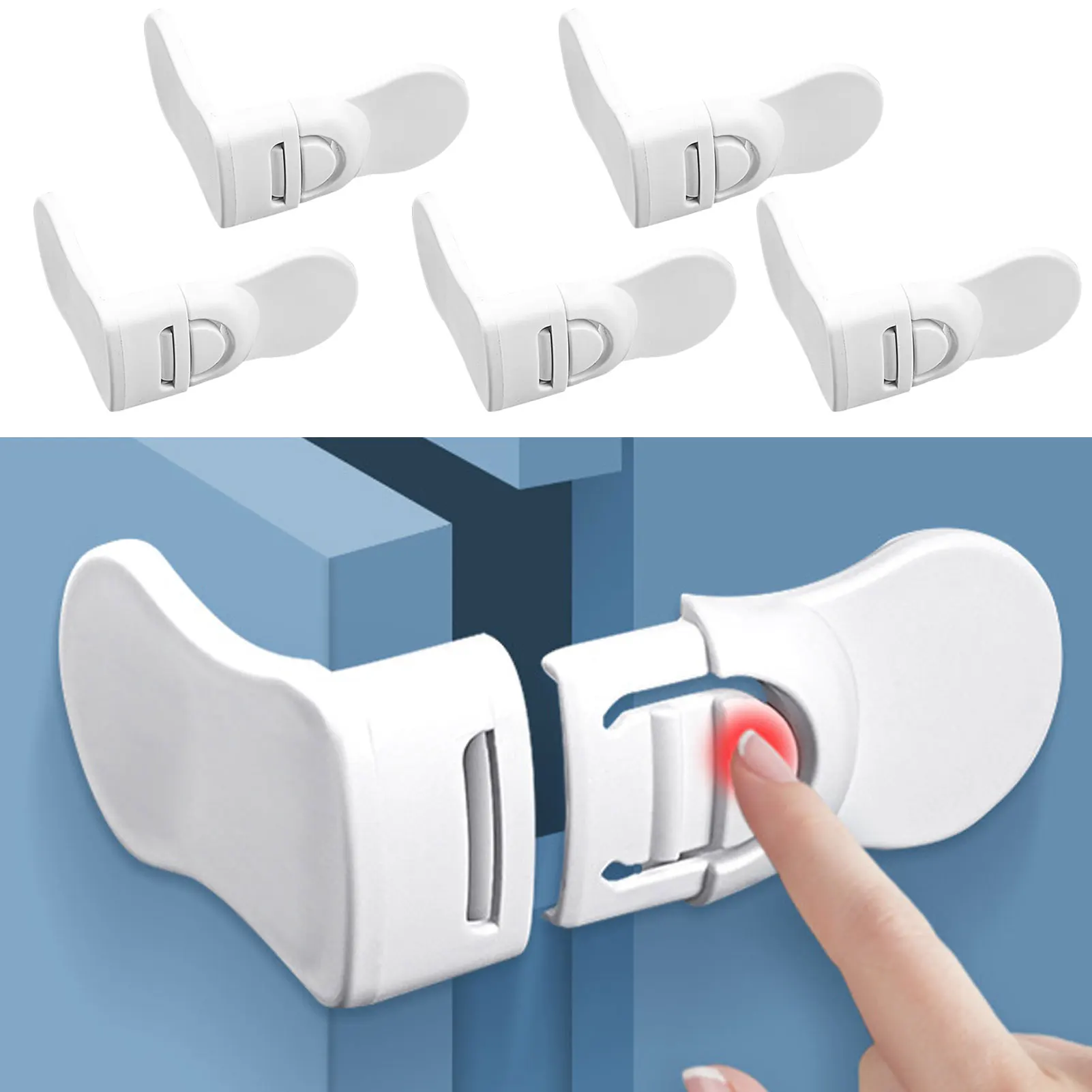 

Drawer Locks Baby Proofing Child Safety Lock Child Proof Latches For Drawers Adhesive Cabinet Locks For Oven Fridge Kitchen
