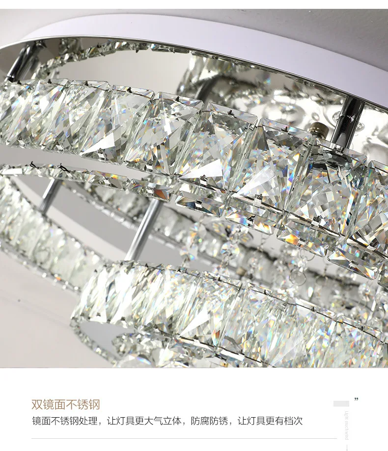 Хрустальные светодиодные люстры K9 современный светильник на потолок для кухни