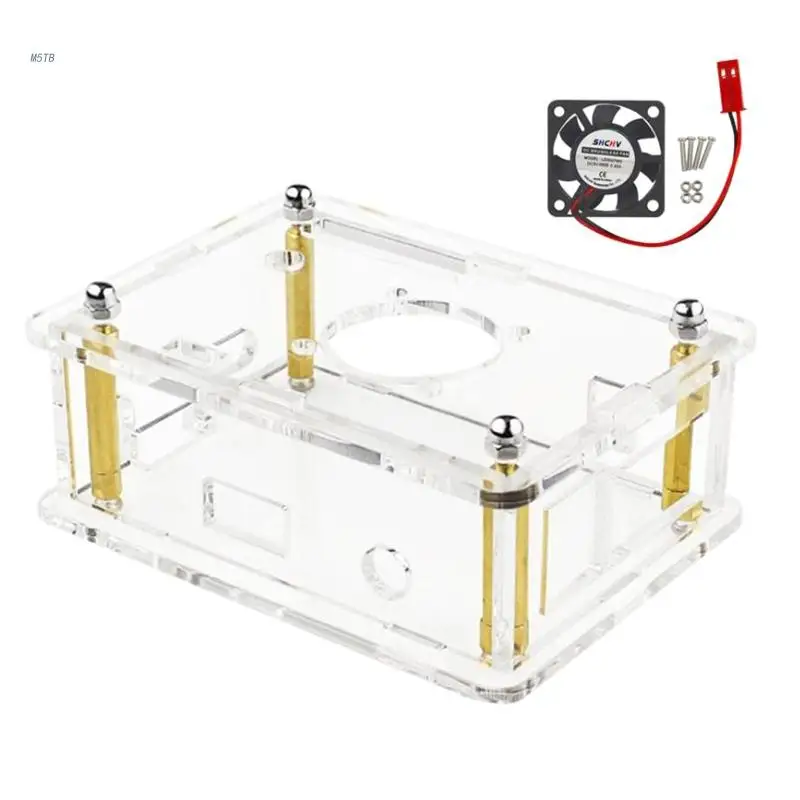 

Clear Cover for CASE for Orange Pi 3 Lts for CASE Acrylic Enclouse for w/ Coolin