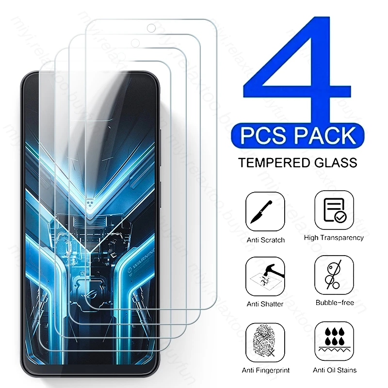 

Cubotx70 4G Glass 4PCS Full Cover Screen Protector Tempered Glass For Cubot X70 X 70 70X 4G NFC 2023 6.58" Protective Film Armor