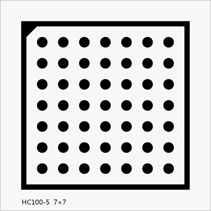 

Ha-lcon Calibration Board High Precision 7X7 Dot Alumina Calibration Board Diffuse Reflection Non-reflective