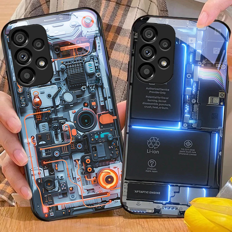 Новая печатная плата для Samsung Galaxy S 8 9 10 20 Plus 21 FE 22 23 24 Ultra S7 Edge черный чехол телефона