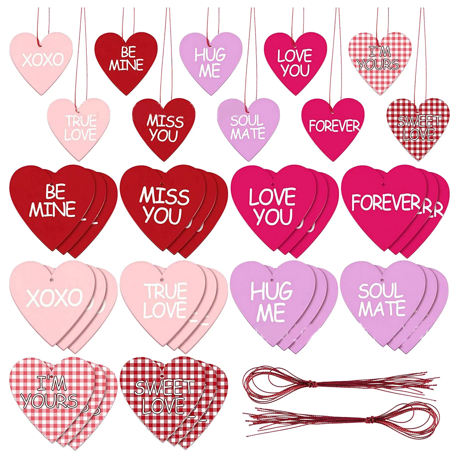 

New Valentine'S Day Home Decoration Accessories Wooden Crafts Creative Handmade Love Heart Wood Chips Decorative Beads For Bowls