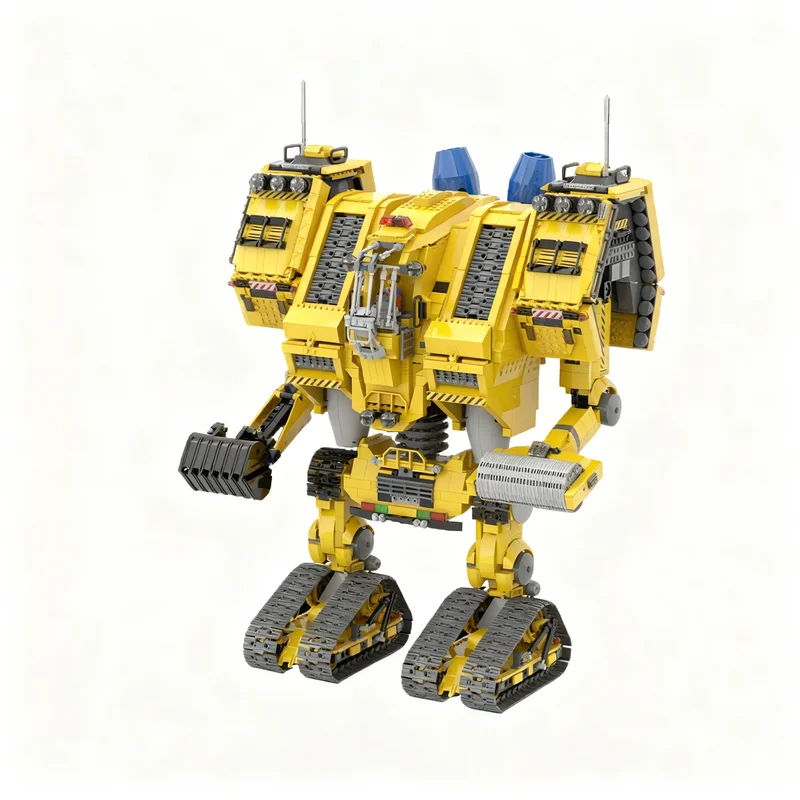 Фото 4698 деталей MOC Emmets Construct O Mech, модель из фильма, строительные блоки, рождественский подарок, коллекционная игрушка, набор для сборки, 3D-образование, DIY. №1