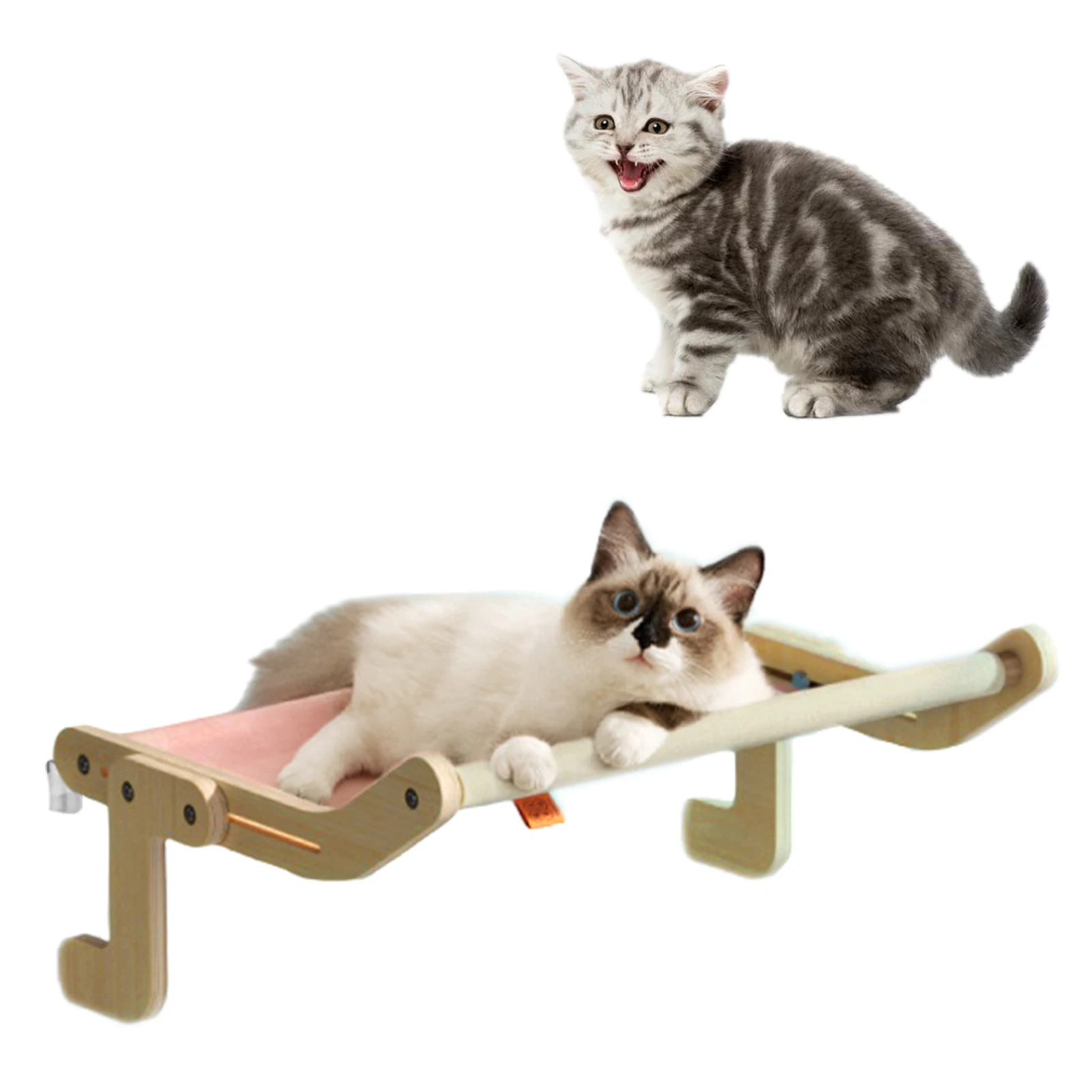 

Cat Window Hammock Cat Hammock Cat Window Hammock For Indoor Cats Sunbathing Stand Easy To Assemble Pet Furniture