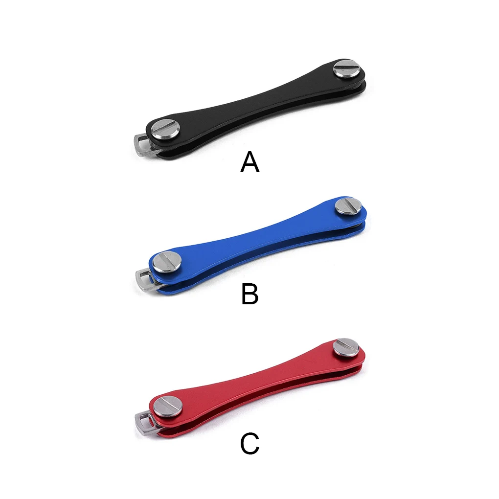 

Компактный брелок для ключей, карманный органайзер для ключей, автомобильный умный держатель-цепочка для ключей для мужчин и женщин, универсальный черный держатель для ключей