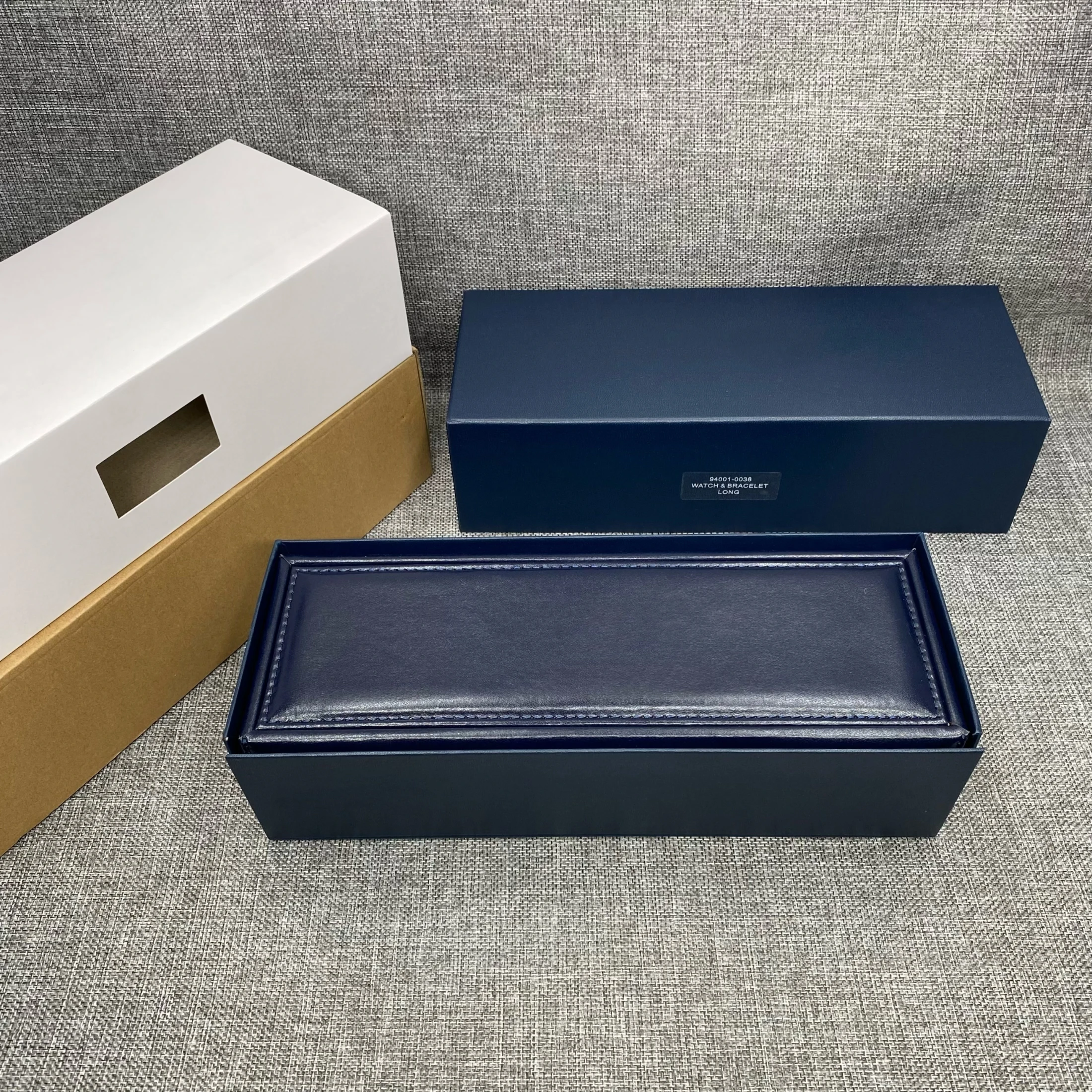 Factory Supplier Wholesale High Quality Blue Rectangular Watch Packing Box