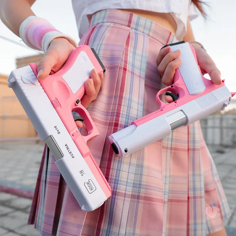 Новинка 2022 игрушки для извлечения ракушек пистолет 1911 Glock Desert Eagle Colt игрушечный