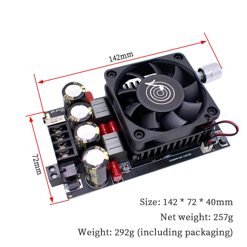 Фото ZK-3002 TPA3255 Плата цифрового усилителя Bluetooth 5.3, 300 Вт × 2, двухканальный модуль аудиоусилителя мощности №4