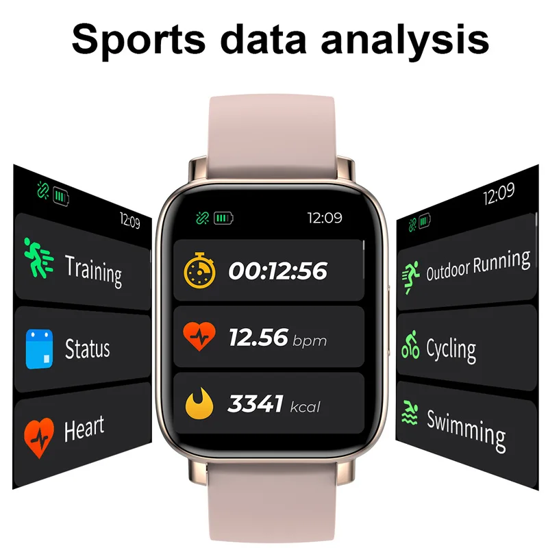 New Smartwatch Men IP68 Waterproof HD Screen Bluetooth Call Mesasge Reminder Smart Sports Watch for Women Health Fitness Tracker |