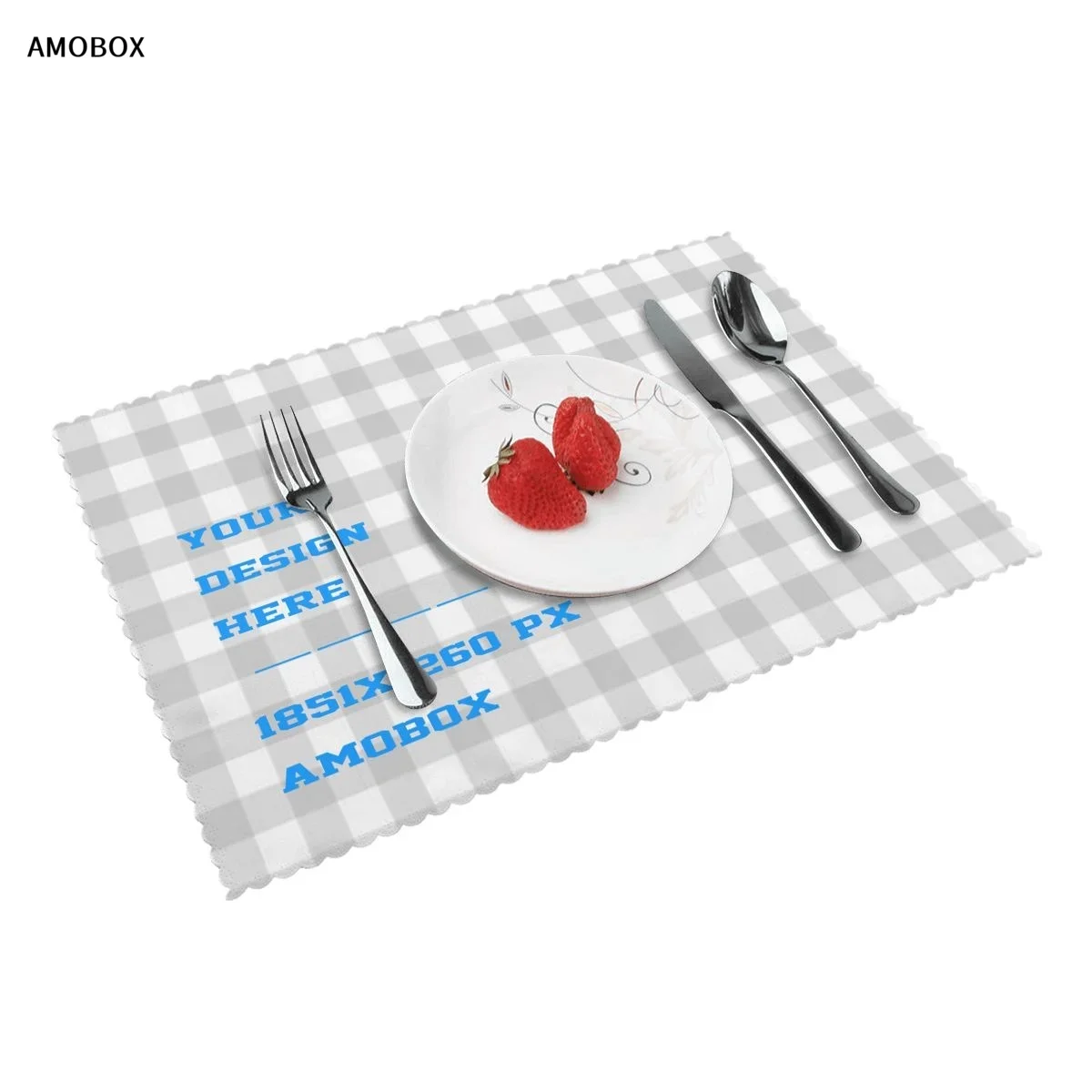 AMOBOX-Настраиваемые салфетки для обеденного стола термостойкие коврики