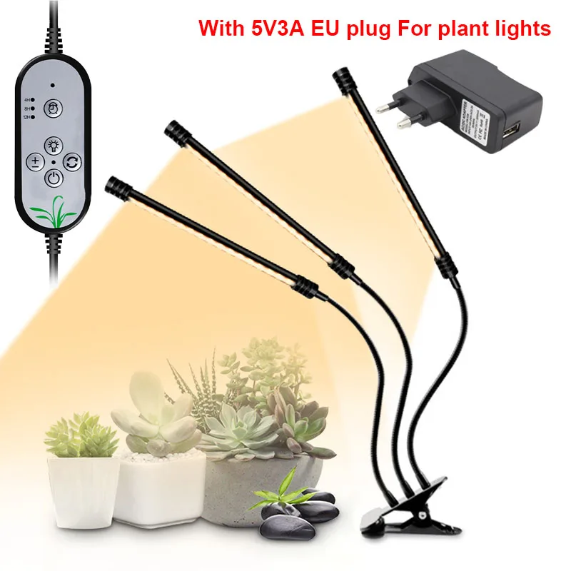 

Growing Light Full Spectrum Phytolamp For Plants Light USB Lamp Led Grow Lamps For Seeding Hydroponics Flowers Tent Box Indoor