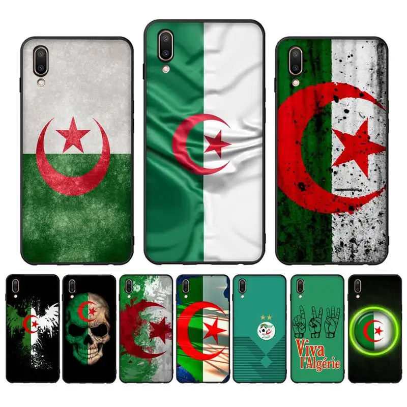 

Algeria Flag Phone Case Case For Oppo Reno Realme C3 6Pro Cover For vivo Y91C Y17 Y19