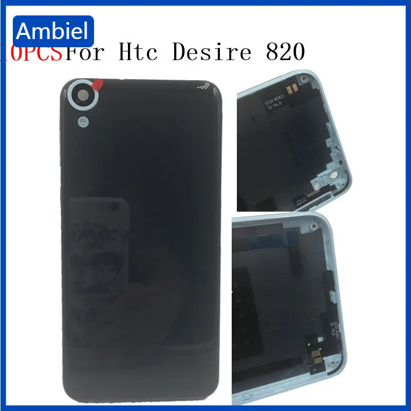 

10 шт. оригинальная новинка 5,5 дюйма для HTC Desire 820 задняя крышка корпус батарейный отсек с кнопкой регулировки громкости объектив камеры с логотипом