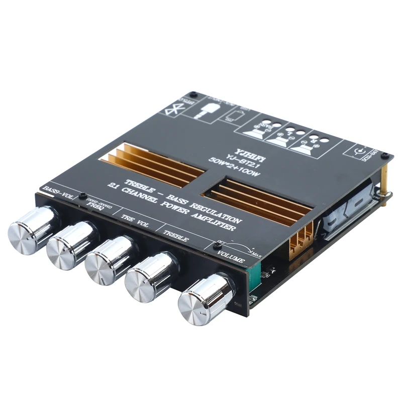 

Цифровой усилитель мощности с Bluetooth и USB, 18 в-24 В постоянного тока, 4 а, TPA3116 2,1