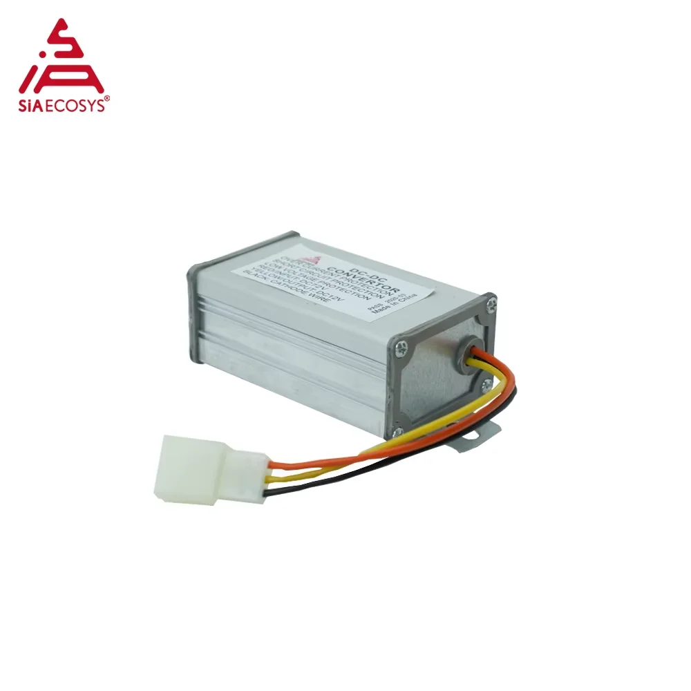 Фото Преобразователь постоянного тока SiAECOSYS 72В/60В/48В в 12В 10А/15А для электромотоциклов/электромобилей №5