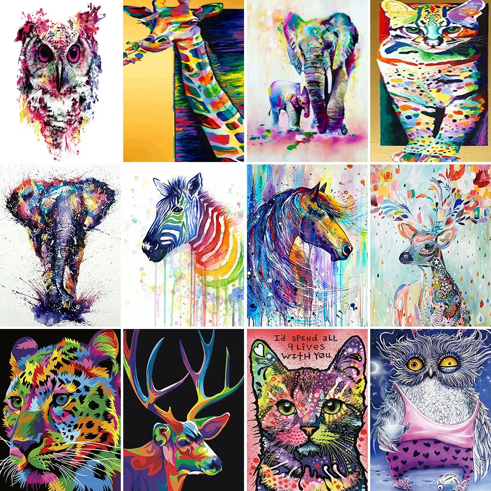 

Набор для вышивки акварелью с изображением животных, собаки