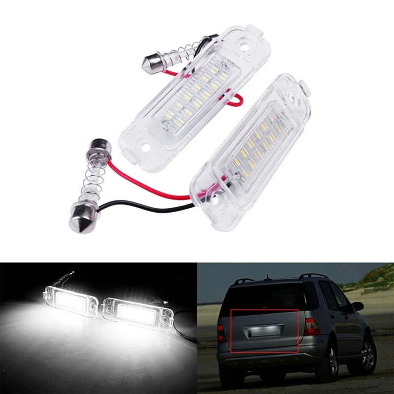 

Canbus Error Free LED License Number Plate Light Lamp For Mercedes-Benz M-Class ML X164 W164 W163 W251
