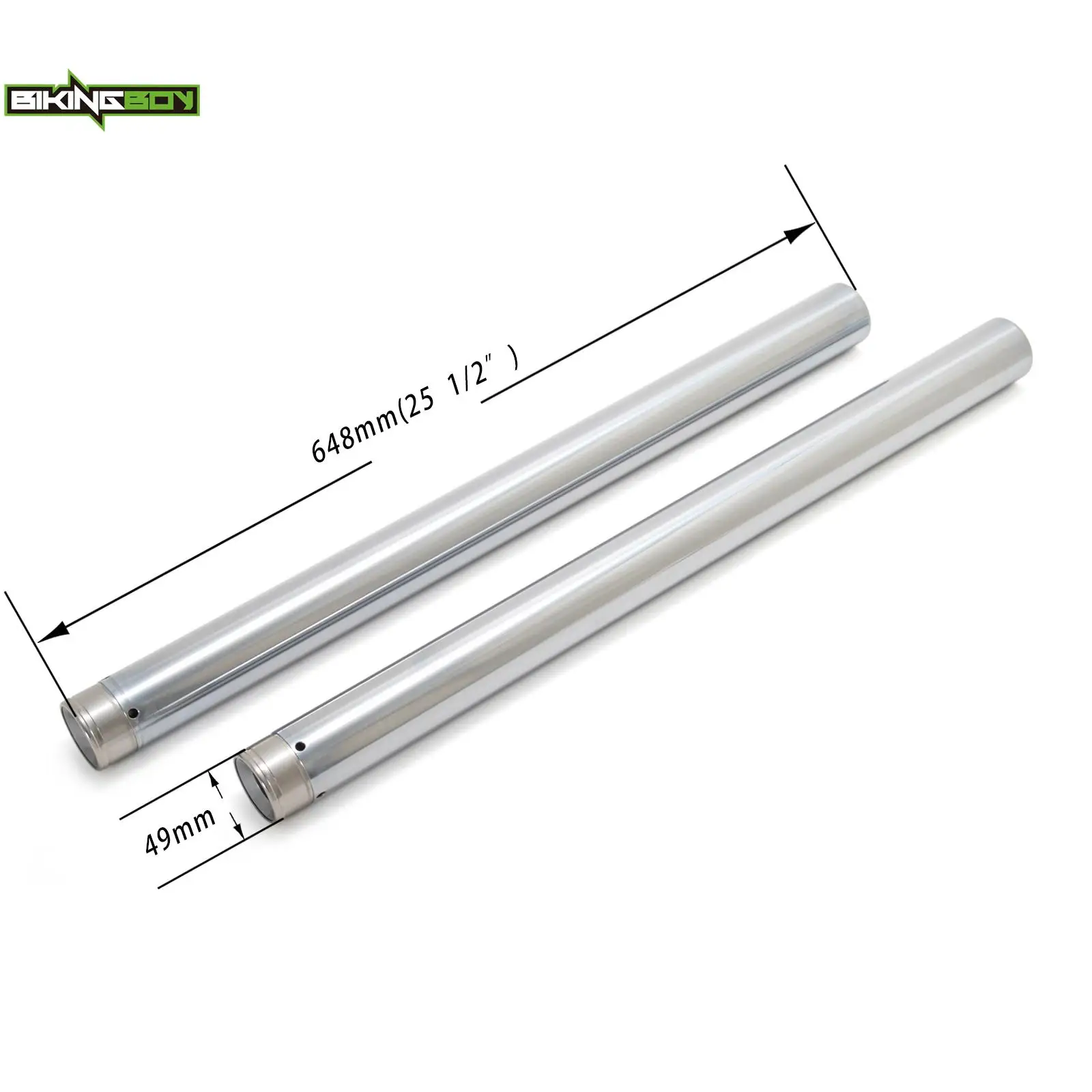 Фото BIKINGBOY 49 мм 25 1/2'' 630 мм вилка для V-Rod VRSCA 02 03 04 05 06 VRSCB 04 05 06 Night-Rod VRSCD 2006 52346756-01 46757-01 №1