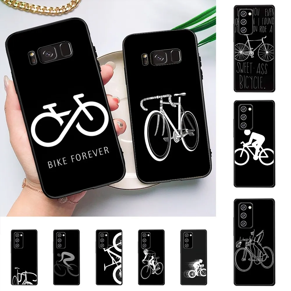 

BIKE Cycling Art Phone Case For Samsung J 7 plus 7core J7 neo J6 plus prime J6 J4 J5 Mobile Cover