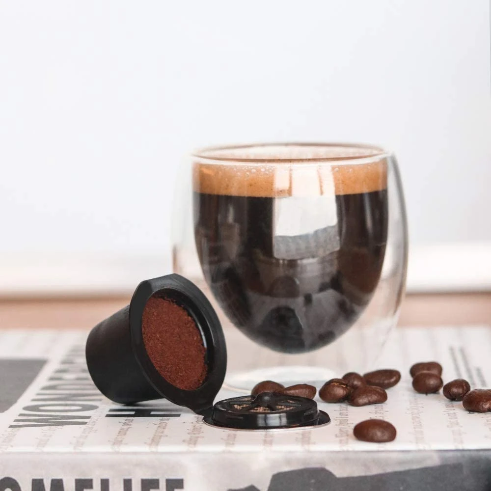

5 шт. фильтры для кофе Nespresso из нержавеющей стали, многоразовые капсулы для кофе