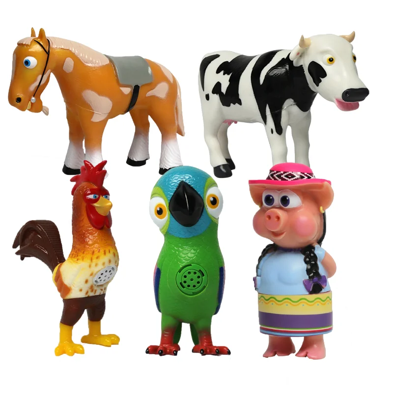 

La Granja De Zenon 20CM Stuffed Animal Set Kawaii Plush Toys For Baby Musical Dolls Singsing Model Toys Popular Children's toys